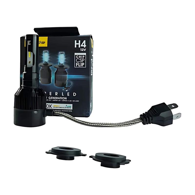 Lâmpada Automotiva Super Led Code 12V CSP H4 8000K com 2 unidades